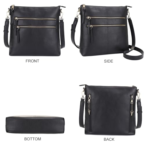 JESSIE & JAMES Large Concealed Carry Purse for Women Multi Pocket Concealed Carry Crossbody Bag2