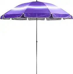 Guarda Sol Grande Gigante 2,40m Item de Praia Piscina Respirável Verão Articulável