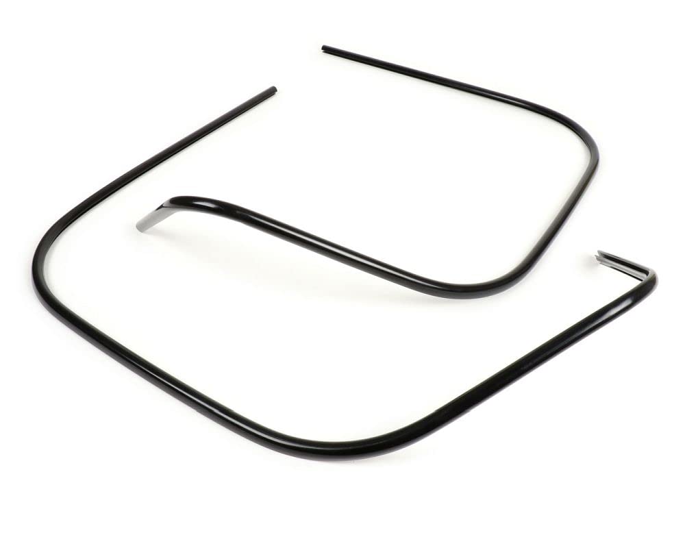 MOTO NOSTRA Kantenschutz/Schlitzrohr Set schwarz kompatibel für Vespa GTS 125, Vespa GTS HPE 300, Vespa GTS Super 125, Vespa GTS Super HPE 300, Vespa GTV HPE 300