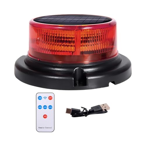 Señal de seguridad solar para autocaravanas y rutas nocturnas en terrenos todoterreno