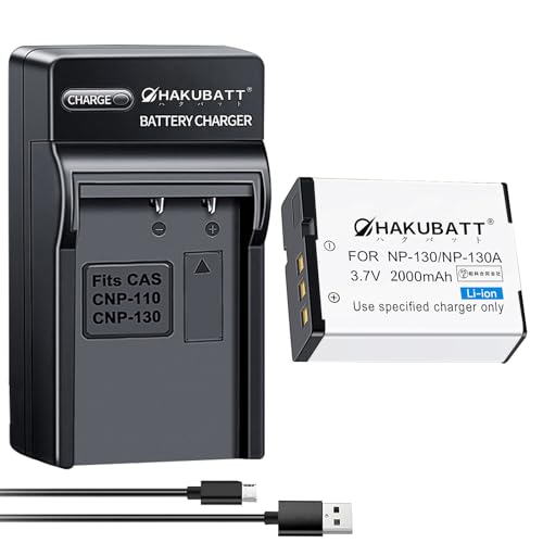 Amazon | CASIO対応NP-130 NP-130A 互換 USB 充電器 互換 バッテリー