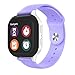 Gizmo Watch Band Replacement for Kids, Breathable Soft Silicone Watch Bands Compatible with Gizmo Watch 2 / Gizmo Watch 1 Purple Rubber Watch Band