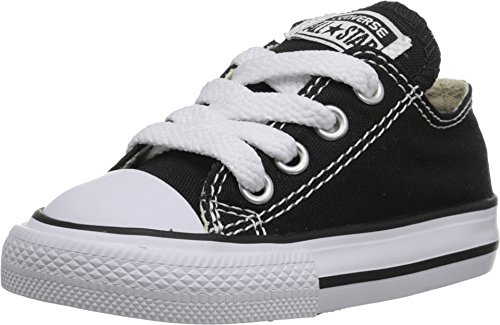 Converse Kids Chuck Taylor All Star Core Ox (Infant/Toddler) Classic Black 8 Toddler M