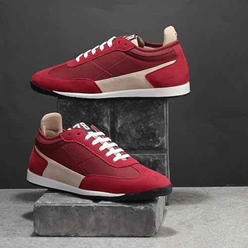 Image of Cruiser Mens Sneakers | Casual Shoes | Experience Comfort & Style with Soft Cushioned Insole | Trendy Lace-Up Design Sneaker(2570)