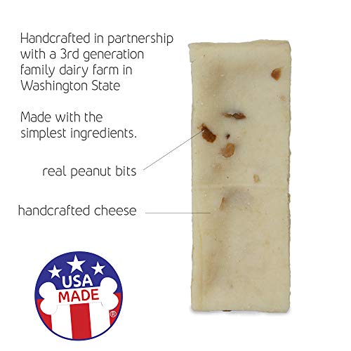 Himalayan Dog Chew Original Yak Cheese Dog Chews, 100% Natural, Long Lasting, Gluten Free, Healthy & Safe Dog Treats, Lactose & Grain Free, Protein Rich, Peanut Bits, Small, Dogs 15 Lbs And Smaller #TOP5