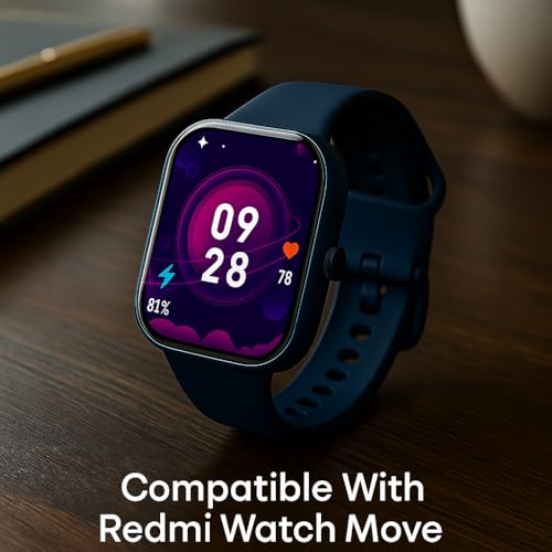 Image of Kapture Straps Compatible with Redmi Watch Move, Redmi Watch Move Strap TPU Watch Straps - Quick Release Watch Bands Soft Waterproof for Men Women (Green-Blue)