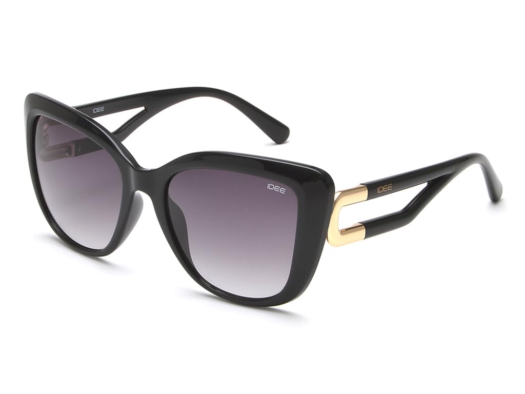 IDEE100% UV protected sunglasses for Women | Size- Medium | Shape- Square | Model- IDS2828C6SG