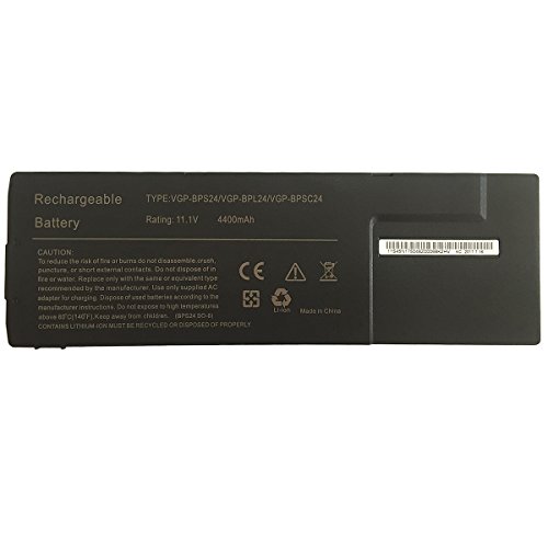7XINbox 11.1V 4400mAh VGP-BPS24 VGP-BPL24 VGP-BPSC24 Batterie d'ordinateur Compatible avec Sony VAIO S/A, B, C, D, E, VPCS/A, B, C, D, E,VPCSA35GG/T VPCSB1D7E...