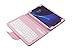 Binguowang Keyboard Case for Samsung Galaxy Tab A 9.7' - Folio PU Leather Stand Case Cover with Detachable Wireless Keyboard for Samsung Galaxy Tab A 9.7 - Inch (Pink)