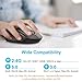immagine 3TECKNET Mouse Senza Fili, Wireless Mouse con Bluetooth 5.0+ Bluetooth 3.0 + 2.4G, 2400 DPI e Design Ergonomico per PC Laptop Notebook