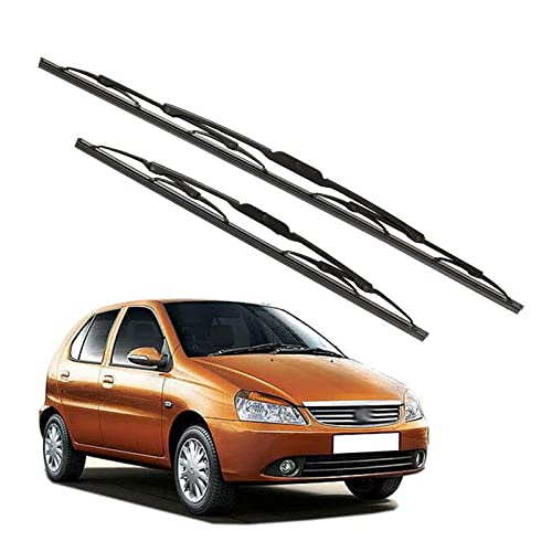 Image of Kylo Windshield Wiper for Tata Indica /Conventional and Traditional Metal Type Windshield Water Repellency Scratch Proof Metal Wiper Blades Suitable for Tata Indica(Driver Side 24 inch, Passenger Side 17 inch)