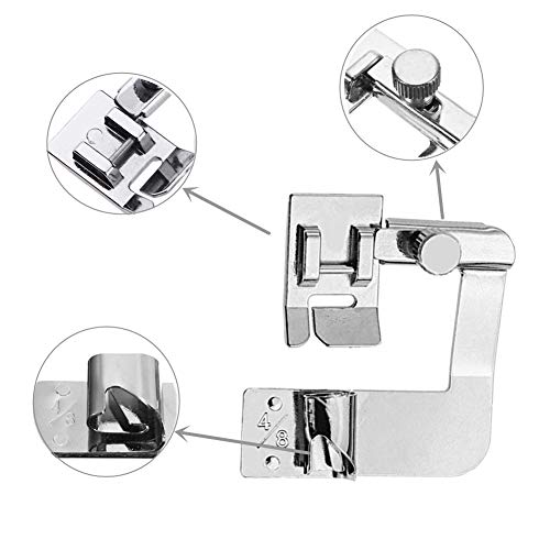 Set 3 Piezas Pie de Costura Para Dobladillo Enrollable miniatura 6