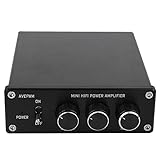  Entrada de señal RCA Mini amplificador de alta fidelidad Audio estéreo Receptor de amplificador digital de 2 canales 100W x 2 Accesorios de audio para altavoces domésticos