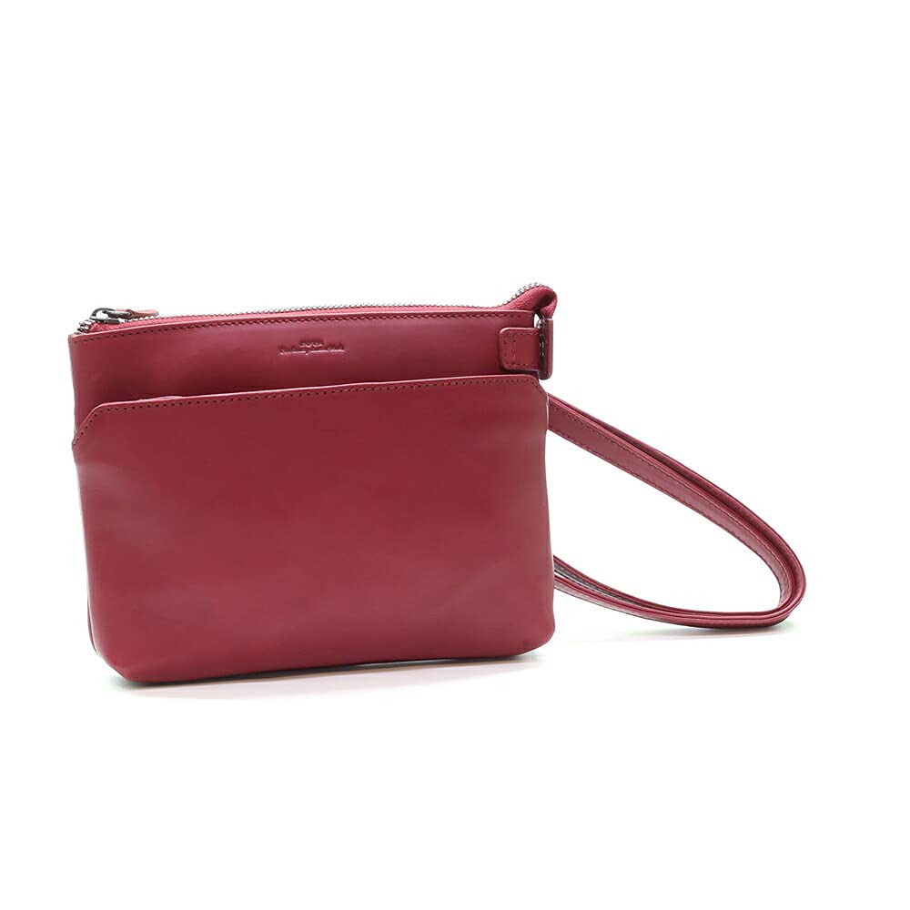 Linate レザー ショルダーバッグ レッド Amazon | [Joya] バッグ ショルダーバッグ 本革 メンズ 横型