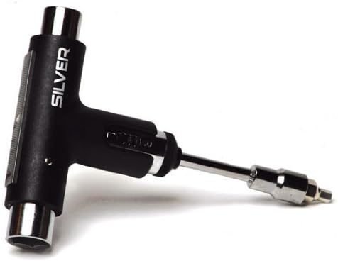 Silver Ratchet Skateboard Tool BLACK