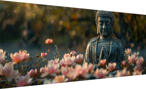 Diamond painting adulte zen fleur pour la decoration de chambre et salon T_8
