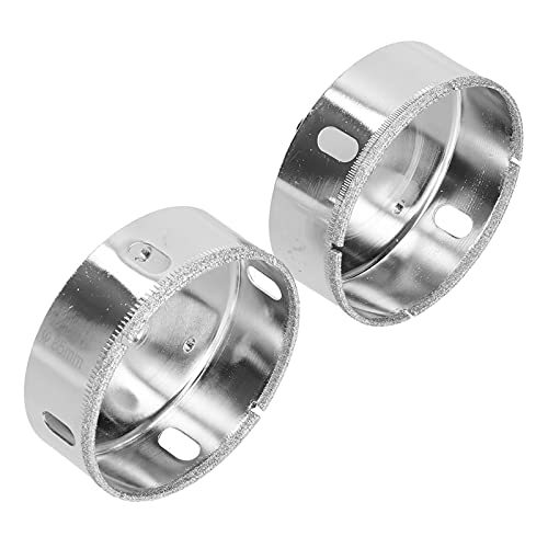 2PCS Broca para Vidrio 85 mm de Aleación de Acero miniatura 5