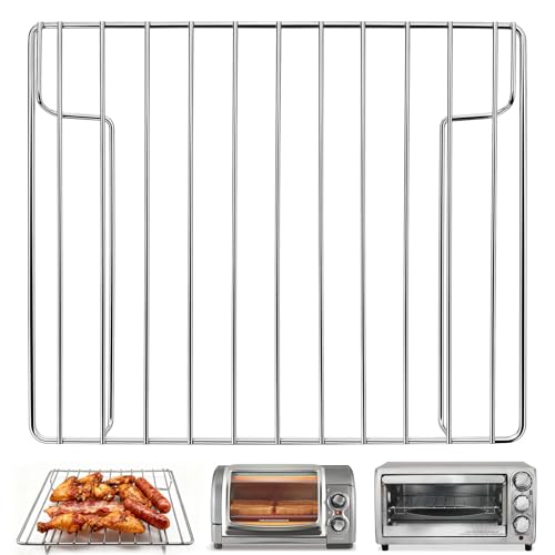 Image of Toaster Oven Accessories for Hamilton Beach Easy Reach 4 Slice Countertop Toaster Oven, 10.9x9.2 IN Food Grade Stainless Steel Toaster Oven Replacement Parts Wire Rack, Dishwasher Safe