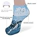 VstaDank Sea Turtle Ankle Socks 5 Pairs Fashion Invisible Low Cut Sock for Adult Casual Short Sock Soft Cozy No Show Socks
