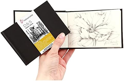 Hahnemuhle Draft & Sketch 140gsm Black Hardcover Sketch book 125 x 90mm