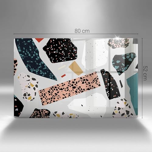 Planche à découper grand format en pierre Wallfluent pour plan de travail 80x52cm - 7