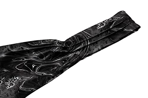 Image of BLACKSMITH Jacquard Microfiber Neckwear Ascot and Matching Pocket Square Set for Men