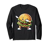 Photo Gallery dabbing burger divertente foodie amante team hamburger squadra gruppo maglia a manica Photo Gallery dabbing burger divertente foodie amante team hamburger squadra gruppo maglia a manica