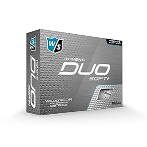 WILSON Staff Duo Soft Women Golf de Dos Piezas, Mujer, 12 Bolas, Unisexo-Adulto, Blanco, Talla única