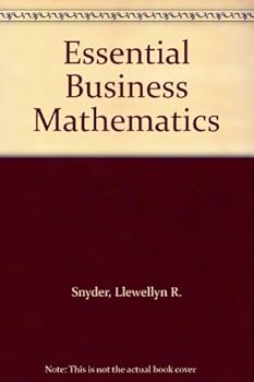 Hardcover Essential Business Mathematics Book