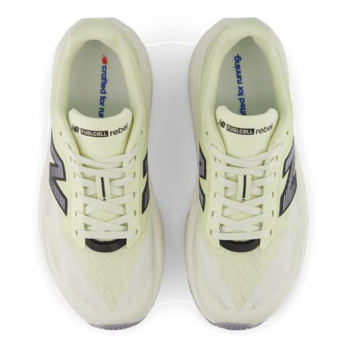 New Balance FuelCell Rebel V5 Jaune Femme - vue 4