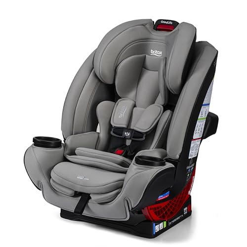 Image of Britax One4Life All-in-One Car Seat, Up to 10 Years of Use, Rear Facing, Forward Facing, & Booster Modes, Extended Rear-Facing, ClickTight Installation & Breathable SafeWash Fabrics - Mineral Gray