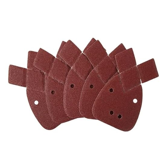 50 Carte Abrasive Per Levigatrice A Mouse - Fogli Di Levigatura Per Legno, Metallo, Plastica E Vetro - Foto 5
