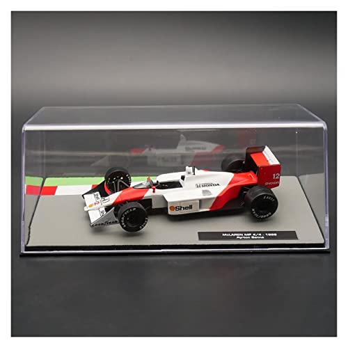 Scale Model Vehicles For Honda Mp4/4 1988 Ayrton Senna Diecast Car Model Metal Toy Vehicle 1:43 Sophisticated Gift Choice #TOP6