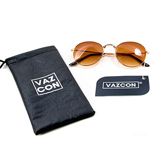 Óculos de sol Round Clássico Proteção UV400 Redondo Unissex Vazcon