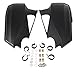 XFMT Lower Vented Leg Fairing Kits For Indian Chieftain 2014-2020 Dark Horse 2016-2020, Black