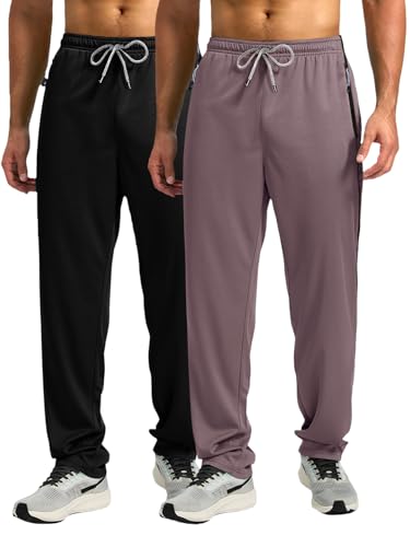 Image of Pinkmint Men's Cotton Comfort Fit Drawstring Track Pants with Side Pockets | Relaxed Fit | Men's Cotton Joggers