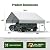 SAILARY 20x20 FT Metal Carport Heavy Duty Steel Roof with Reinforced Frame All-Weather Multi-Use Outdoor Car Shelter Canopy for Fulll-Sized Pickup Trucks, Boat and Tractors