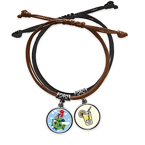 Bracelet cuir art chinois Grande muraille résistant pour le quotidien