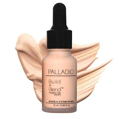 Palladio Build + Blend Foundation Drops Porcelain 0.43 Ounce #TOP1