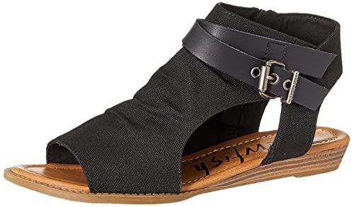 Blowfish Malibu womens Fashion Casual Sandal, Blacksands Recycle, 8.5 US