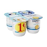 Danone Yogur con Sabor, Galleta, 120 g x 4