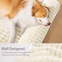 Jolibean Orthopädisches Hundebett Grosse Hunde Mit Kissen, 122x76cm – Ansicht 5