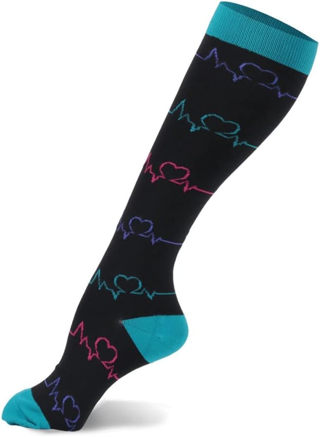 Compression Socks Mid-calf Sports Men and Women Fitness Calf Casual