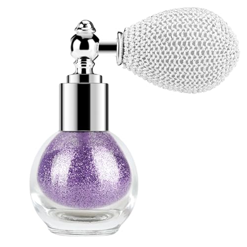 KYDA Glitter Powder Spray, Loose Shimmer Powder, Highlighter Spray Makeup
