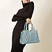 KKXIU Triple Compartments Purses and Handbags for Women Fashion Ladies Satchel Shoulder Top Handle Bag (3-Blue)