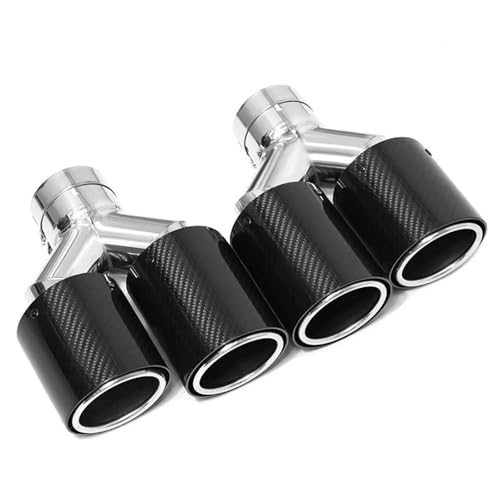 Embout silencieux d'échappement double en Y pour sublimer le style sportif de votre auto