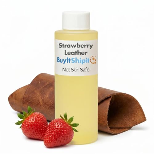 Image of Strawberry Leather from Our Leather Collection - Perfect for Adding Aroma to Freshies, Candles, and Diffusers - 8 oz