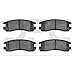 Dynamic Friction Company 5000 Advanced Brake Pads - Ceramic 1551-0698-00-Front or Rear Set