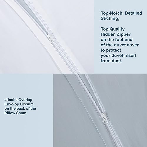 Image of 100% Long-Staple Cotton Duvet Cover - Twin Size
