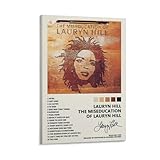 SINUJE Lauryn Hill The Miseducation Music Album Covers Poster Canvas Wall Art Print For Room Aesthetic And Decor Poster For Bedroom Office Home Dorm Kitchen Bathroom Decor24x36inch(60x90cm)